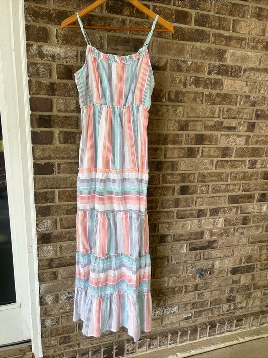 Jessica Simpson Dresses & Skirts - Jessica Simpson Pastel Multi-Color Striped Maxi Dress